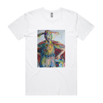 郑和提桶 Original Artwork by Aighee.Art T-shirt (Staple Organic Tee - Retail Quality) Thumbnail
