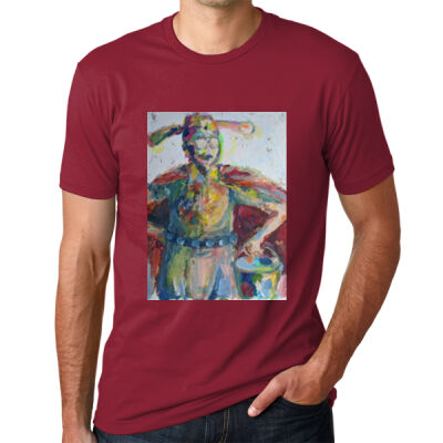 郑和提桶 Original Artwork by Aighee.Art T-shirt (Unisex Cotton T-shirt) Thumbnail