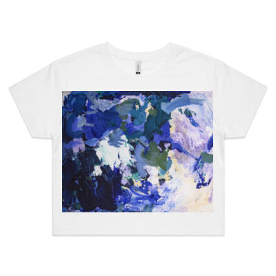 Naked Optimism Vincent Crop Tee Thumbnail